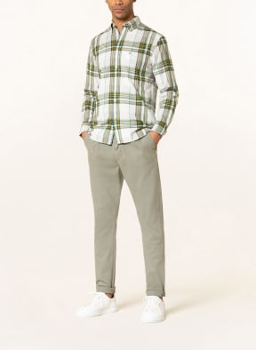 TOMMY HILFIGER Hemd Regular Fit, Farbe: DUNKELGRÜN/ HELLGRAU/ DUNKELGELB (Bild 1)