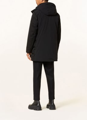 MONCLER Down coat CLAUDEL with detachable hood, Color: BLACK (Image 1)