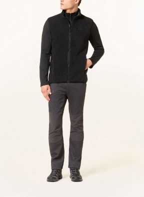 Jack Wolfskin Fleece vest WALDSTEIG, Color: BLACK (Image 1)