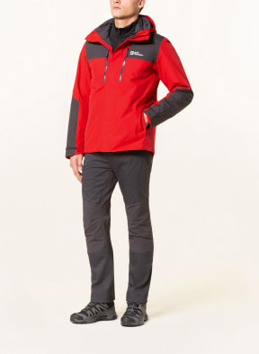 Jack Wolfskin 3-in-1 jacket JASPER, Color: RED (Image 1)