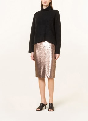 CINQUE Skirt CIRISE with sequins, Color: ROSE GOLD (Image 1)
