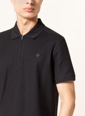 J.LINDEBERG Piqué polo shirt ARLO, Color: BLACK (Image 1)