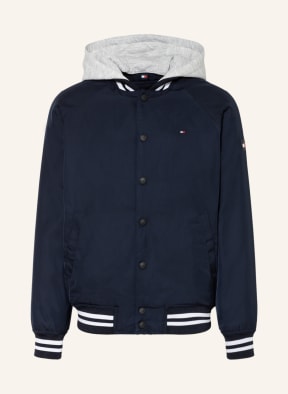 TOMMY HILFIGER Blouson mit abnehmbarer Kapuze, Farbe: DUNKELBLAU (Bild 1)