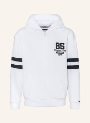 TOMMY HILFIGER Sweatjacke, Farbe: WEISS/ SCHWARZ (Bild 1)