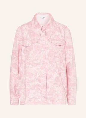 GANNI Jeansbluse, Farbe: ROSA/ HELLROSA (Bild 1)
