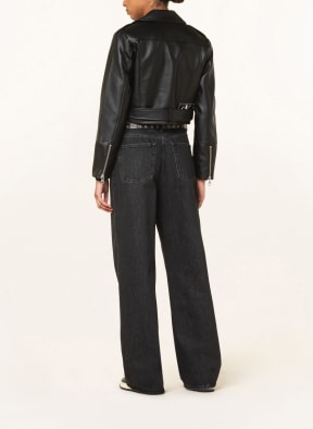 Calvin Klein Jeans Jacke in Lederoptik, Farbe: SCHWARZ (Bild 1)