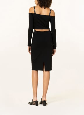 Calvin Klein Jeans Jersey skirt, Color: BLACK (Image 1)