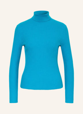 Marc O'Polo DENIM Turtleneck sweater, Color: NEON BLUE (Image 1)