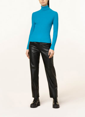 Marc O'Polo DENIM Turtleneck sweater, Color: NEON BLUE (Image 1)