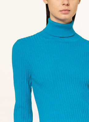 Marc O'Polo DENIM Turtleneck sweater, Color: NEON BLUE (Image 1)