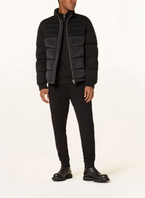 BOSS Quilted jacket CATO in mixed materials , Color: BLACK (Image 1)