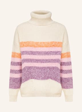 ESPRIT Rollkragenpullover, Farbe: ECRU/ ROSA/ LILA (Bild 1)