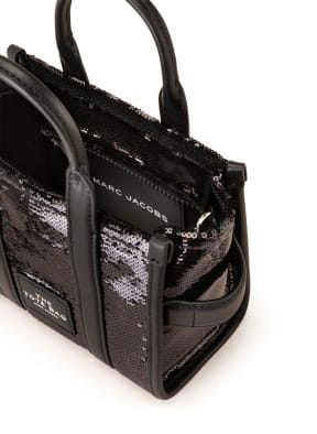 MARC JACOBS Shopper THE TOTE BAG MINI mit Pailletten , Farbe: SCHWARZ (Bild 1)
