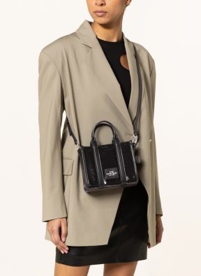MARC JACOBS Shopper THE TOTE BAG MINI mit Pailletten , Farbe: SCHWARZ (Bild 1)