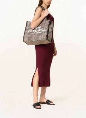 MARC JACOBS Shopper THE TRAVELER TOTE, Farbe: BEIGE/ DUNKELGRAU (Bild 1)