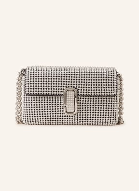 MARC JACOBS Handtasche THE J MARC MINI mit Schmucksteinen, Farbe: SILBER (Bild 1)