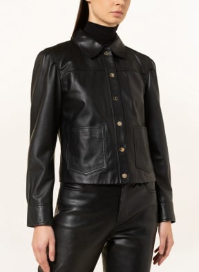 JOOP! Leather jacket, Color: BLACK (Image 1)