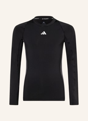 adidas Koszulka z długim rękawem TECHFIT, Kolor: CZARNY/ SZARY (Obrazek 1)