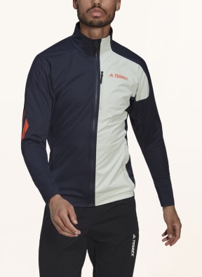 adidas Mid-layer jacket TERREX XPERIOR, Color: DARK BLUE/ LIGHT GREEN (Image 1)