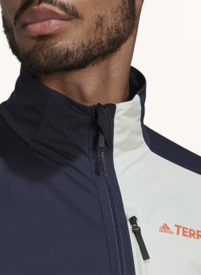 adidas Mid-layer jacket TERREX XPERIOR, Color: DARK BLUE/ LIGHT GREEN (Image 1)