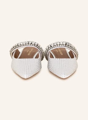 KURT GEIGER Mules PRINCELY CRYSTALS mit Schmucksteinen, Farbe: WEISS (Bild 1)