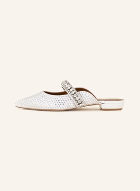 KURT GEIGER Mules PRINCELY CRYSTALS mit Schmucksteinen, Farbe: WEISS (Bild 1)