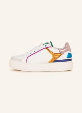 KURT GEIGER Sneaker SOUTHBANK , Farbe: WEISS/ GRÜN/ BLAU (Bild 1)