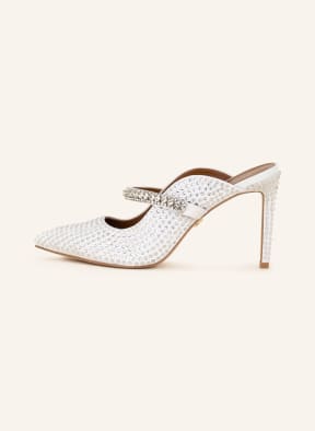 KURT GEIGER Mules DUKE CRYSTAL mit Schmucksteinen, Farbe: WEISS (Bild 1)