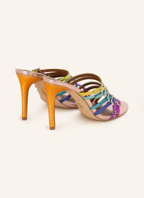 KURT GEIGER Mules PIERRA mit Schmucksteinen, Farbe: BLAU/ PINK/ GELB (Bild 1)