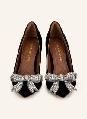 KURT GEIGER Pumps mit Schmucksteinen, Farbe: SCHWARZ (Bild 1)