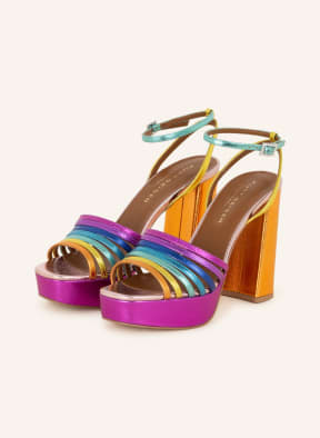 KURT GEIGER Platform sandals PIERRA, Color: ORANGE/ FUCHSIA/ LIGHT BLUE (Image 1)