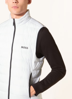 BOSS Quilted vest THOR, Color: WHITE/ BLACK (Image 1)