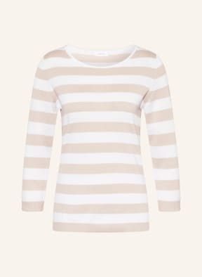 darling harbour Pullover mit 3/4-Arm , Farbe: WEISS/ BEIGE (Bild 1)