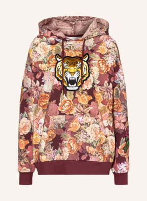 GUESS Hoodie, Farbe: DUNKELROT/ HELLORANGE (Bild 1)