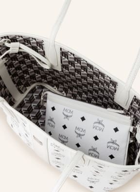 MCM Shopper LIZ SMALL zum Wenden, Farbe: WEISS (Bild 1)