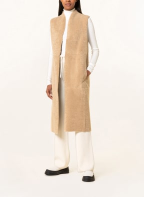 DRYKORN Teddyfell-Weste BUDE , Farbe: CAMEL (Bild 1)