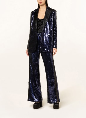 COLOURFUL REBEL Pants EMY with sequins, Color: DARK BLUE (Image 1)