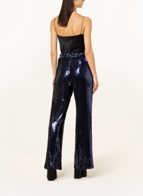 COLOURFUL REBEL Pants EMY with sequins, Color: DARK BLUE (Image 1)