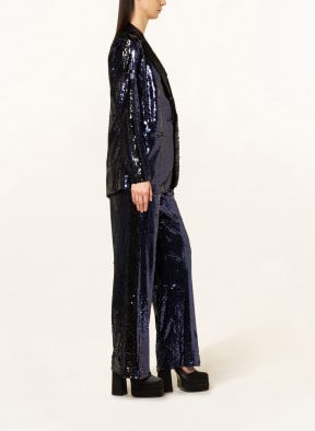 COLOURFUL REBEL Pants EMY with sequins, Color: DARK BLUE (Image 1)