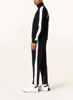 LEANDRO LOPES Sweatpants , Color: BLACK/ WHITE (Image 1)