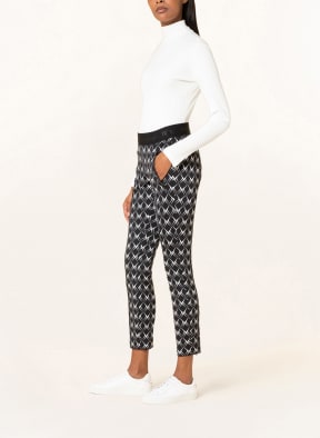 CAMBIO Trousers RANEE, Color: BLACK/ WHITE (Image 1)
