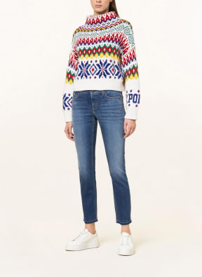 CAMBIO Skinny Jeans LIU, Color: 5132 mid italian open hem (Image 1)