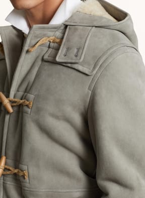 POLO RALPH LAUREN Lambskin coat, Color: GRAY (Image 1)
