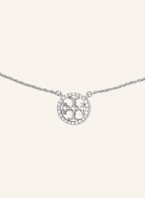 TORY BURCH Kette MILLER, Farbe: SILBER/ WEISS (Bild 1)