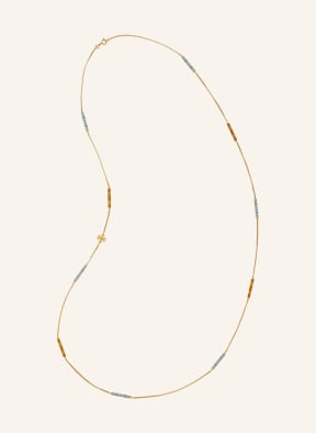 TORY BURCH Halskette KIRA, Farbe: GOLD/ HELLBLAU/ COGNAC (Bild 1)