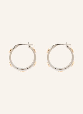 TORY BURCH Ohrringe MILLER STUD, Farbe: SILBER/ GOLD (Bild 1)