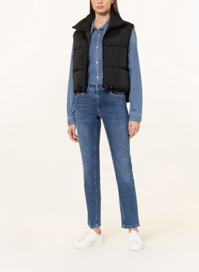 MAC Straight jeans MELANIE GLAM with rivets, Color: D515 commercial mid blue (Image 1)