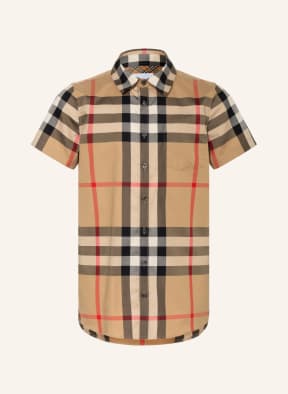 BURBERRY Hemd, Farbe: BEIGE/ ROT/ SCHWARZ (Bild 1)
