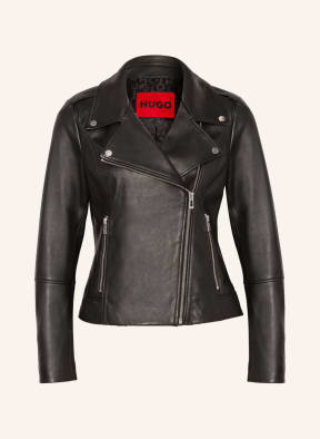 HUGO Lederjacke LARELLA, Farbe: SCHWARZ (Bild 1)