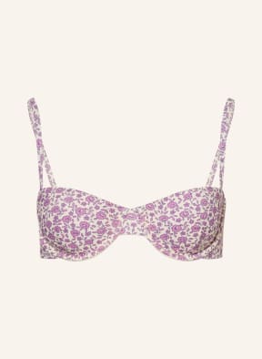 TORY BURCH Underwired bikini top , Color: ECRU/ LIGHT PURPLE (Image 1)